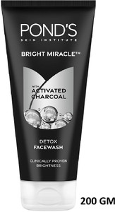 POND's Bright Miracle Detox Charcoal Face Wash 200 g - Image 6