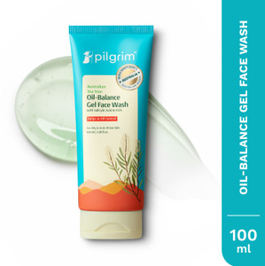 Pilgrim 1% Salicylic Acid Tea Tree & CICA Gel for Acne & Oily Skin Face Wash
