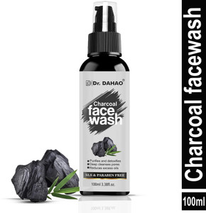 Dr. DAHAO Activated Charcoal Anti-Pollution for Deep Pore Cleaning | Removes Dirt & Impurities | Suitable for Acne Prone Skin | For Men & women  Face Wash