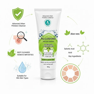 ALCOSHINE Anti Acne Face Wash - Image 6