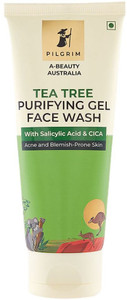 Pilgrim 1% Salicylic Acid Tea Tree & CICA Gel  for Acne & Oily Skin Face Wash