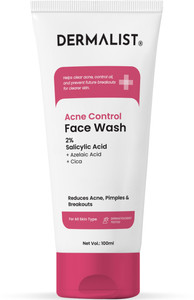 Dermalist Oil & Acne Control  - Removes Blackheads & Pimples | 2% Salicylic Acid Face Wash