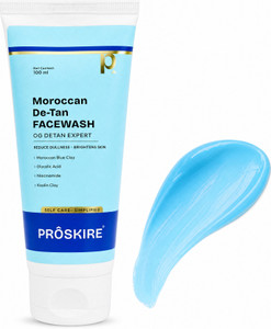 Proskire Moroccan De-Tan Face Wash with Blue Clay - Image 6