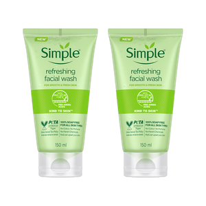 Simple Kind To Skin Refreshing Facial Wash (Pack of 2) - Image 6