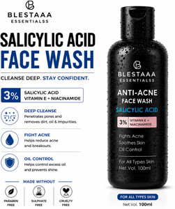 blestaaa essentialss 2% Salicylic Acid Face Cleanser - Image 1