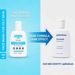Renon 2 % Salicylic acid and 2 % Niacinamide Facewash with Neem and Aloe Vera Extract |Silicon Free | Oily and Acne Prone Skin Face Wash
