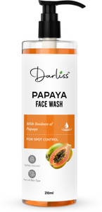DARLISS Papaya Deep Cleanse For Glowing Skin | Tan removal and Brightening Face Wash