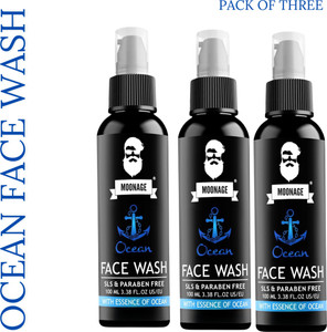 URUXA Sea for Men, Fights Acne & Pimple, Brighten Skin, All Skin Types Face Wash