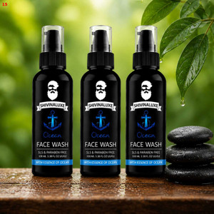 shivinaluxe Men's Ocean Face Pack of 3 · 100 ml (300 ml total) - Image 2