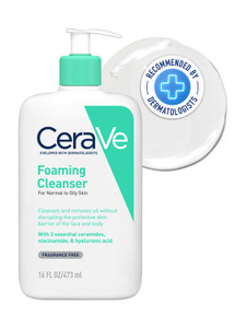 CeraVe Foaming Cleanser for Oily Skin, 473ml - Image 1