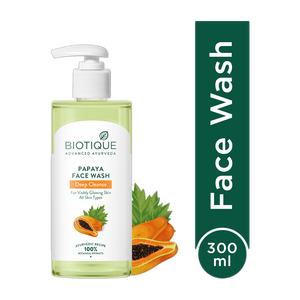 BIOTIQUE Papaya Deep Cleanse Face Wash 100ml - Image 6