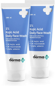 The Derma Co 1% Kojic Acid with Niacinamide & Alpha Arbutin For Dark Spots, Blemishes & Pigmentation  Face Wash