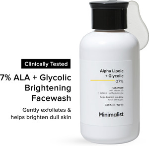 Minimalist 7% Glycolic Acid Face Wash 100ml - Image 6
