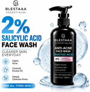 blestaaa essentialss Salicylic Acid Face Wash with Niacinamide & - Image 1