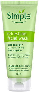 Simple Kind to Skin Refreshing Facial Wash 100 ml - Image 6