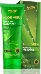 WOW SKIN SCIENCE Hydrating Aloe Vera  for Pimples, Dry & Oily Skin-Tube Face Wash