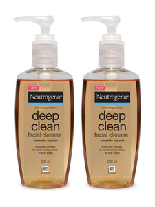 NEUTROGENA Deep Clean Facial Cleanser Face Wash