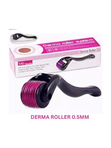 DREAM BELLA Derma Roller 0.5mm For Hair Regrowth Enhances Hair Growth Naturally Facial Atomizer