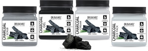 DR.RASHEL CHARCOAL PACK OF 4 (SCRUB, GEL, CREAM & FACE PACK) BLACKHEAD REMOVAL FACIAL KIT