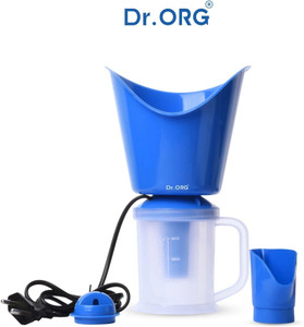 ORG 3 in 1 steamer for cold and cough, Steam inhaler for facial, (BLUE) Professional Facial Steamer
