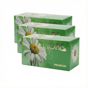 Liora 2 Ply Facial Tissue Paper | 3x180 Pulls | Total 540 Pulls