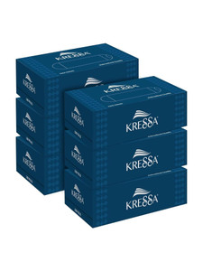 KRESSA Facial Tissues 2 Ply, 100 Pulls Per Box, 100% Virgin Paper, Ultra Soft