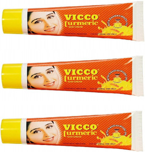 VICCO Turmeric Cream - 3 x 15 g Packs Price in India - Buy VICCO
