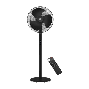 Atomberg Stelios Pro Pedestal Fan Midnight Black with 2 Year Warranty Remote Controlled 400 mm Pedestal Fan