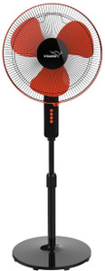 V-Guard Esfera STS Plus (Red Black) with 2 Year Warranty 400 mm Pedestal Fan
