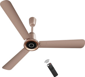 Atomberg Studio Nexus Smart |Voice Control|Moonbeam Light|Metallic Ring|High Air Flow with 3 Year Warranty BLDC Motor with Remote 1200 mm Ceiling Fan
