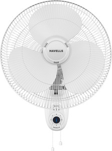 HAVELLS Swing |120 ribs guard|Jerk free oscillation|Impressive air delivery| Low Noise with 2 Year Warranty Energy Saving 400 mm Wall Fan