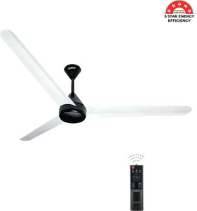 oceco Fansio White/Black 56 with 3 Year Warranty BLDC Motor with Remote 1400 mm Ceiling Fan