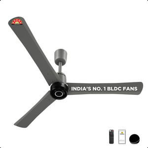 Atomberg Renesa Elite Smart |Voice Control| High Air Flow|Moonbeam LED Light|Sleek Design with 3 Year Warranty BLDC Motor with Remote 1200 mm Ceiling Fan
