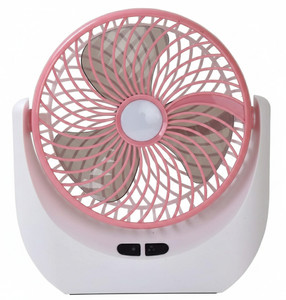 Ampeva High-Speed 4000mAh Rechargeable Table Fan with LED Light, Portable Fan, USB Fan, USB Battery Powered Quiet Personal Fan, 3 Speed For Kitchen, Office, Home USB Fan