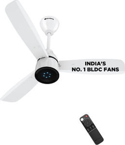 Atomberg Renesa Prime Remote|High Air Delivery|LED Speed Indicator|Low Noise|Sleek Design with 3 Year Warranty BLDC Motor with Remote 900 mm Ceiling Fan
