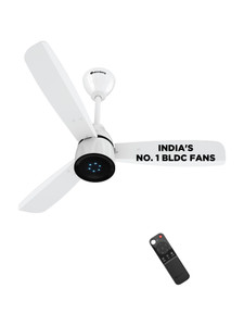 Atomberg Renesa Prime Remote|High Air Delivery|LED Speed Indicator|Low Noise|Sleek Design with 3 Year Warranty BLDC Motor with Remote 900 mm Ceiling Fan