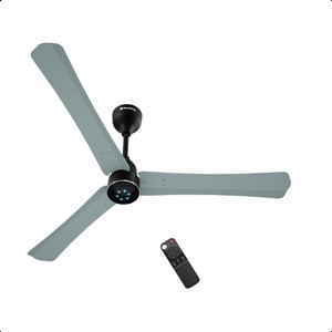 Atomberg Renesa Halo Smart|Voice Controlled|High Air Flow|Low Noise|LED Speed Indicator with 3 Year Warranty BLDC Motor with Remote 1200 mm Ceiling Fan