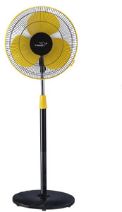 V-Guard Esfera STS Neo (Yellow Black) with 2 Year Warranty 400 mm Pedestal Fan