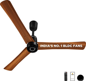 Atomberg Renesa Elite Smart |Voice Control| High Air Flow|Moonbeam LED Light|Sleek Design with 3 Year Warranty BLDC Motor with Remote 1200 mm Ceiling Fan
