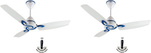 USHA Onio Lambda BLDC Energy Efflicient Pack of 2 with 2 Year Warranty BLDC Motor with Remote 1200 mm Ceiling Fan