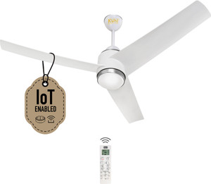 KUHL Windzz K3 1320mm 65% Power Saving BLDC Ceiling Fan|High Air Flow|5 Year Warranty with 5 Year Warranty BLDC Motor with Remote 1320 mm Ceiling Fan