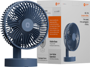 Orient Electric Elfie | Rechargeable Compact Mini Personal Fan | USB Type-C Charging with 1 Year Warranty Silent Operation 127 mm Table Fan
