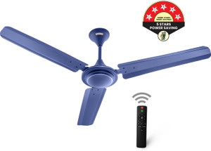 Stardom RACER B1 MET BLUE 1200 MM with 3 Year Warranty BLDC Motor with Remote 1200 mm Ceiling Fan