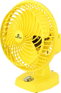 Home Tree HMfan9-3 (YELLOW) with 1 Warranty Anti Dust 225 mm Table Fan