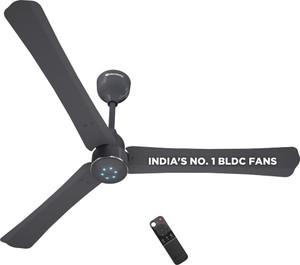 Atomberg Renesa Halo Smart|Voice Controlled|High Air Flow|Low Noise|LED Speed Indicator with 3 Year Warranty BLDC Motor with Remote 1200 mm Ceiling Fan
