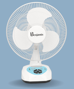 Benjamin BEN-5912 Lithium Battery Rechargeable 12Inch Table Fan with 1 Year Warranty Energy Saving 304.8 mm Table Fan
