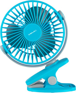 BAJAJ Mini USB Rechargeable Multi Clip with 12 Months Warranty Silent Operation 110 mm Table Fan