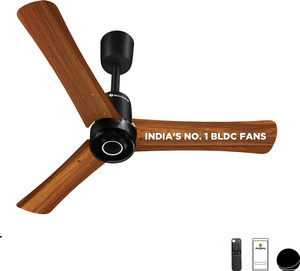 Atomberg Renesa Elite Smart |Voice Control| High Air Flow|Moonbeam LED Light|Sleek Design with 3 Year Warranty BLDC Motor with Remote 900 mm Ceiling Fan