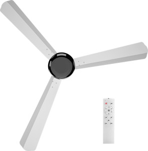 Sameer VeloxE Smart BLDC White 1200mm Anit Dust with LED lamp 1 Star 1200 mm 3 Blade Ceiling Fan