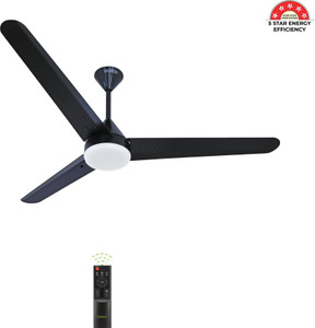 oceco Fansio Light Matt Black 1200 with 3 Year Warranty 1200 mm Ceiling Fan